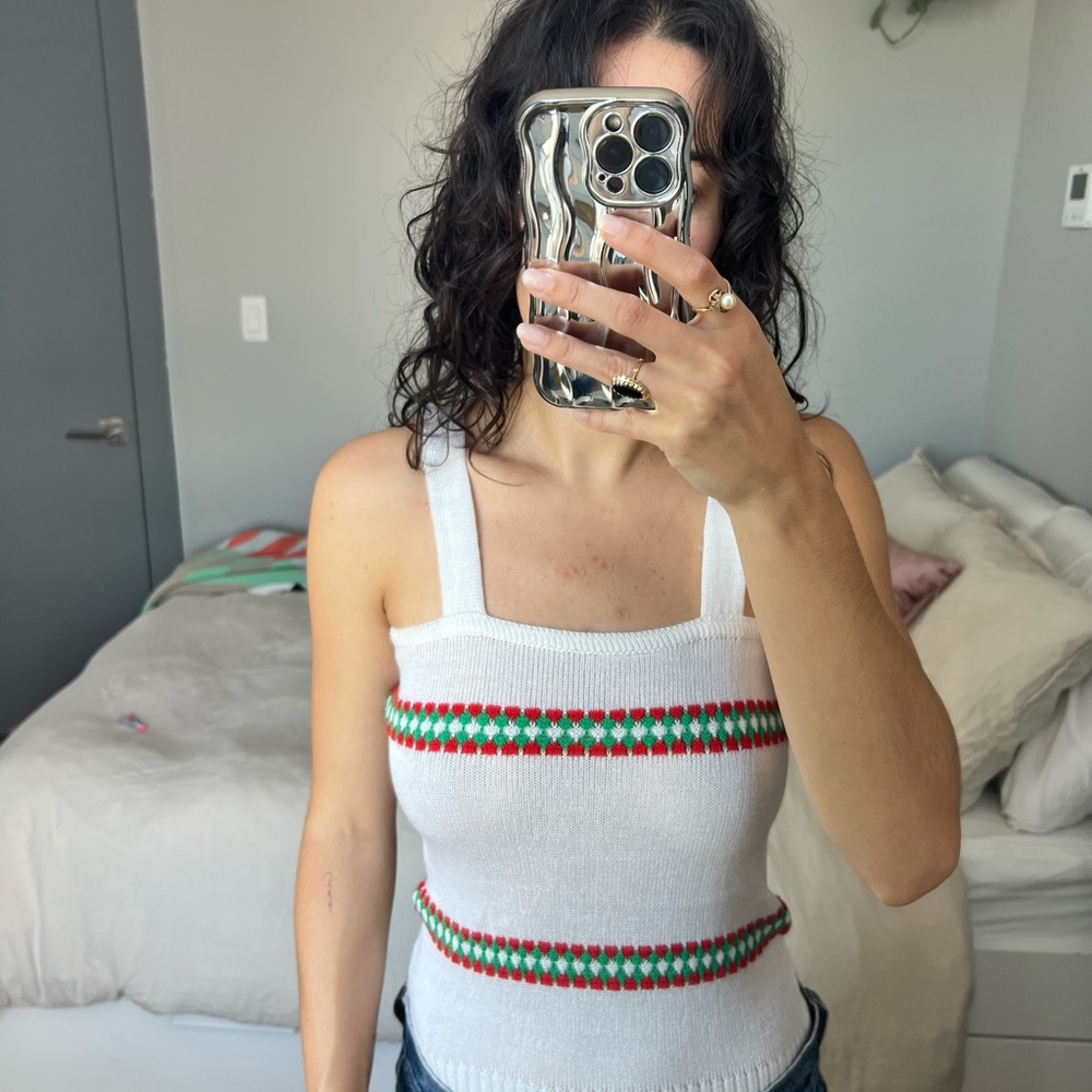 Vintage knit tank
